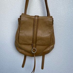 HOBO camel Bridge Leather Convertible Backapck